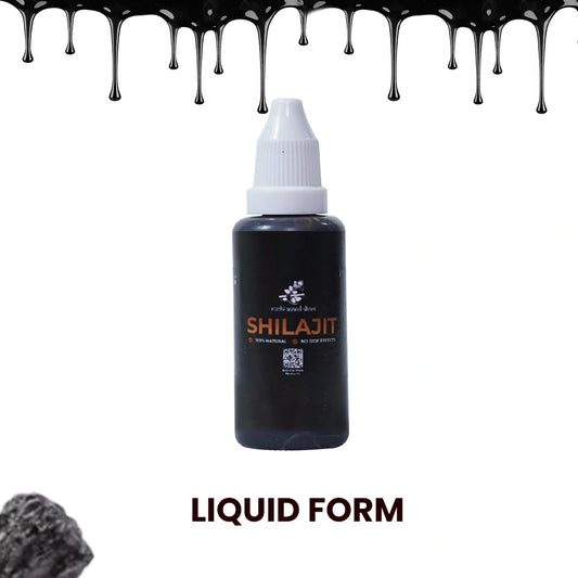 Liquid Form Shilajit Pure Ayurvedic Resin for Strength & Vitality (30ml/44gm)